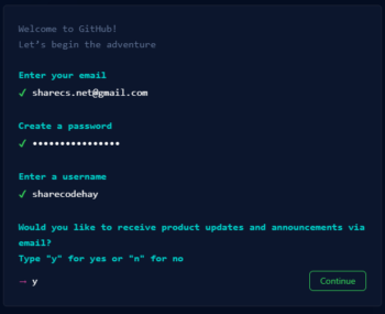 tao tai khoan GitHub 2026